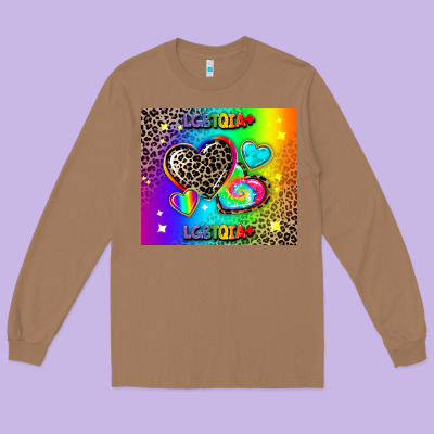 Lgbtq Pride Long Sleeve Tee Designed By Adodesignshop
