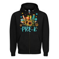 Black pre k Zipper Hoodie - JahusDesignShop