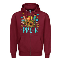 Burgundy pre k Zipper Hoodie - JahusDesignShop
