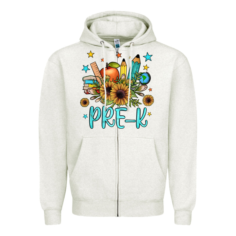 Pre K Zipper Hoodie by JahusDesignShop | Teevron