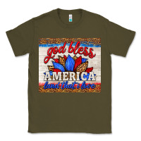 Army Green god bless america land that i love Classic Tee - HRA Design Shop