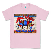 Bubblegum Pink god bless america land that i love Classic Tee - HRA Design Shop