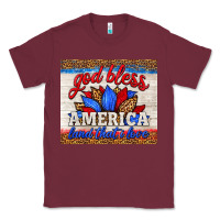 Burgundy god bless america land that i love Classic Tee - HRA Design Shop