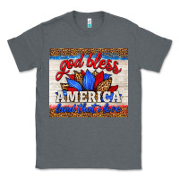 Charcoal Heather god bless america land that i love Classic Tee - HRA Design Shop