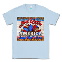 Dusty Blue god bless america land that i love Classic Tee - HRA Design Shop