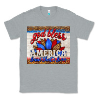 Heather Grey god bless america land that i love Classic Tee - HRA Design Shop