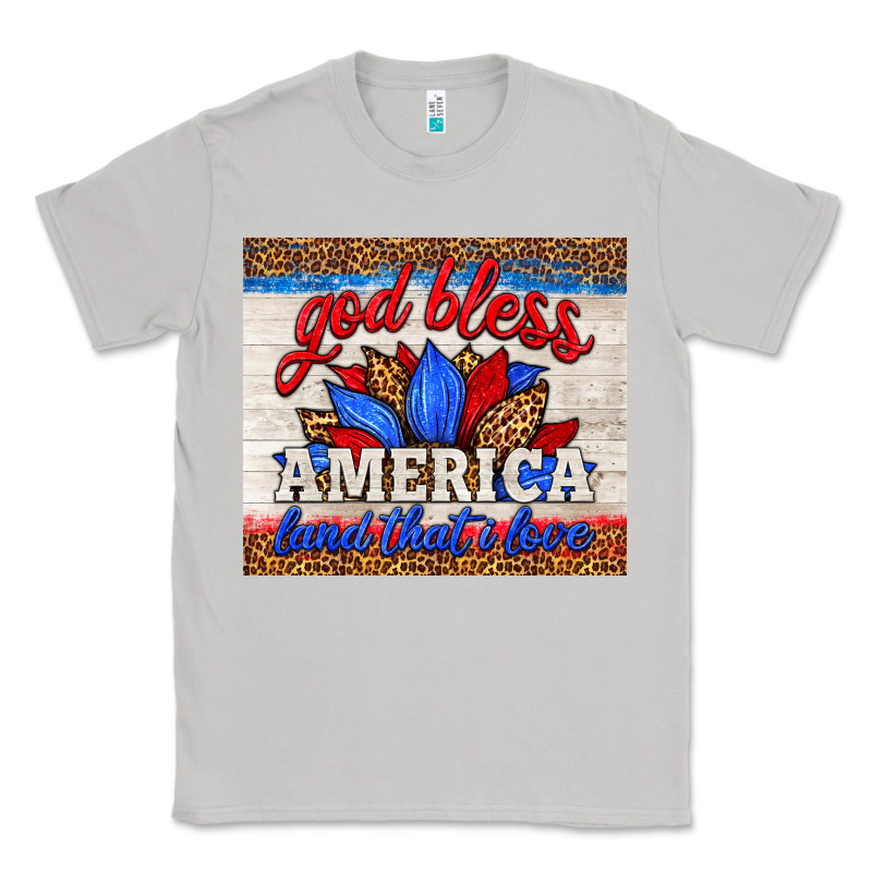 God Bless America Land That I Love Classic Tee by HRA Design Shop | Teevron
