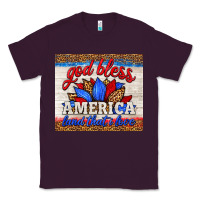 Plum god bless america land that i love Classic Tee - HRA Design Shop