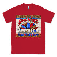 Red god bless america land that i love Classic Tee - HRA Design Shop