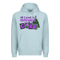 Blue Mist all i want for christmas is a cure pancreatic canc Premium Hoodie - MaliasSmallBusiness