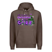 Coffee all i want for christmas is a cure pancreatic canc Premium Hoodie - MaliasSmallBusiness