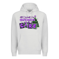 Dove Grey all i want for christmas is a cure pancreatic canc Premium Hoodie - MaliasSmallBusiness