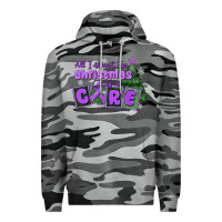 Slate Camo all i want for christmas is a cure pancreatic canc Premium Hoodie - MaliasSmallBusiness