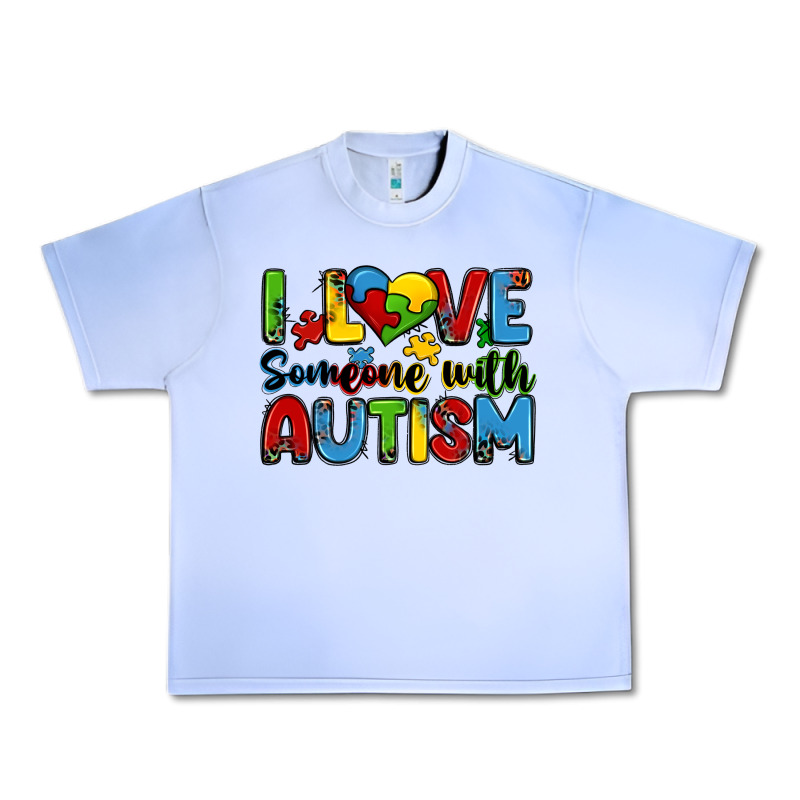 I Love Someone With Autism Urban Heavy Tee by Zillion Design Studio | Teevron