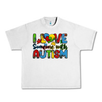 Lunar Rock i love someone with autism Urban Heavy Tee - Zillion Design Studio
