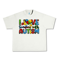 Pistachio i love someone with autism Urban Heavy Tee - Zillion Design Studio