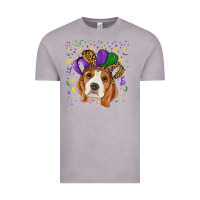 Vintage Zinc mardi gras beagle Vintage Tee - RanaPortraitStore
