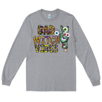 Heather Grey bad witch vibes Long Sleeve Tee - CowhideDigitalArt