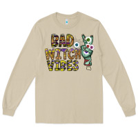 Mushroom bad witch vibes Long Sleeve Tee - CowhideDigitalArt