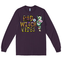 Plum bad witch vibes Long Sleeve Tee - CowhideDigitalArt