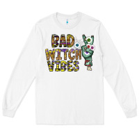 White bad witch vibes Long Sleeve Tee - CowhideDigitalArt