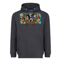 Smoke western cow turquoise’s white flowers license plate template Heavyweight Hoodie - BarkalooDesign