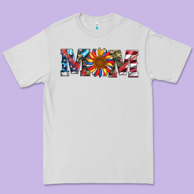 Mom With Sunflower Premium Tee Designed By Artiststas