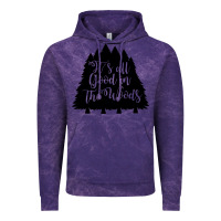 Cloud Purple its all good in the woods Vintage Hoodie - Unal Design