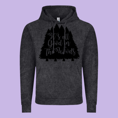 Vintage Hoodie its all good in the woods