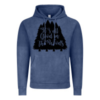 Vintage Denim its all good in the woods Vintage Hoodie - Unal Design