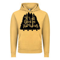 Vintage Mustard its all good in the woods Vintage Hoodie - Unal Design