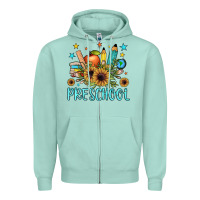Seafoam preschool Zipper Hoodie - JahusDesignShop