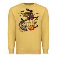 Antique Gold Witch Premium Sweatshirt - NancyCooperArtShop