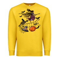 Lemon Witch Premium Sweatshirt - NancyCooperArtShop
