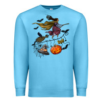 Ocean Blue Witch Premium Sweatshirt - NancyCooperArtShop