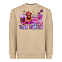 Mushroom Halloween boo Heifer coffee cups Heavyweight Sweatshirt - RanaPortraitStore