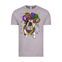 Vintage Zinc mardi gras hat  english bulldog Vintage Tee - RanaPortraitStore