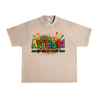 Autism Accept Understand Love Urban Heavy Tee | Teevron