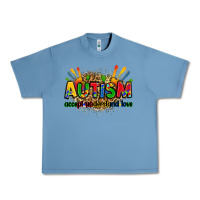 Pebble Blue autism accept understand love Urban Heavy Tee - Zillion Design Studio