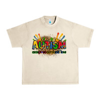 Sandshell autism accept understand love Urban Heavy Tee - Zillion Design Studio