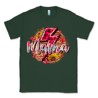 Sports Green mama lighting bolt Classic Tee - RacoonDesign