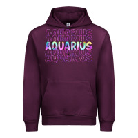 Mauve Wine aquarius Urban Hoodie - Artiststas