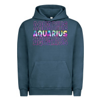 Pigment Midnight Navy aquarius Urban Hoodie - Artiststas
