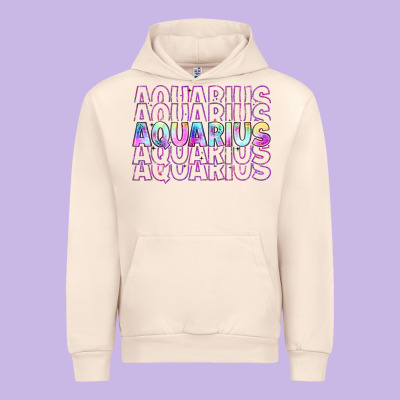 Aquarius Urban Hoodie Designed By Artiststas