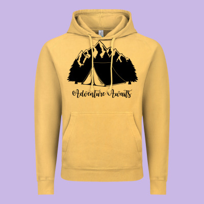 Vintage Hoodie Adventure Camping