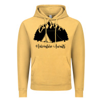 Vintage Mustard Adventure Camping Vintage Hoodie - Unal Design