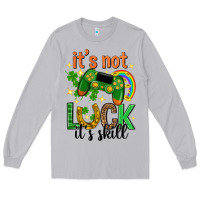 Moon Dust its not luck its skill st. patricks day Long Sleeve Tee - Neo Western