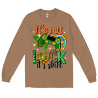Toasted Coconut its not luck its skill st. patricks day Long Sleeve Tee - Neo Western