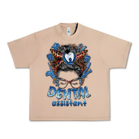 Burro dental assistant messy bun Urban Heavy Tee - BarkalooDesign