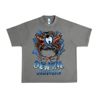 Tornado dental assistant messy bun Urban Heavy Tee - BarkalooDesign